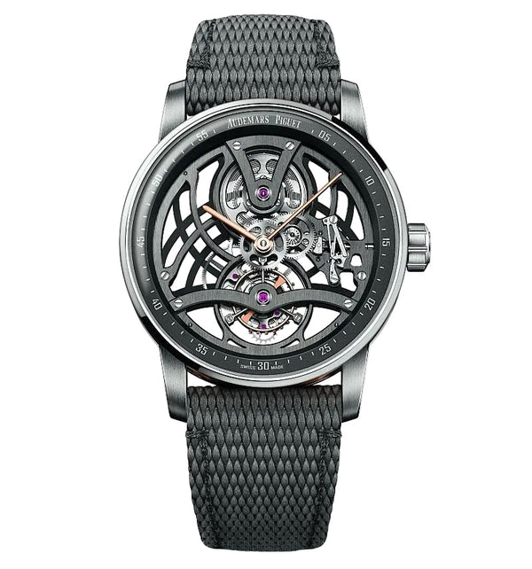 Audemars Piguet – Code 11.59\nTourbillon Scheletrato Super Clown Swiss Machine 41mm