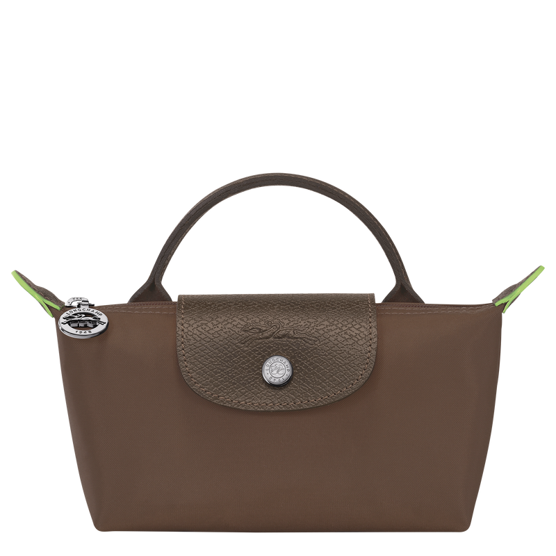 Le Pliage Green Pouch with handle Terra