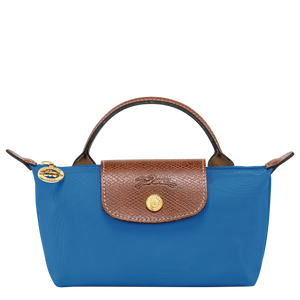 Le Pliage Original Pouch with handle Cobalt