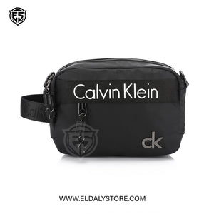 Calvin Klein Jeans Men’s Black Nylon Crossbody Camera Bag