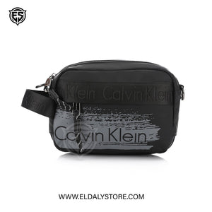 Calvin Klein Graphic Logo Crossbody Bag – Black