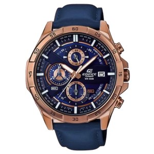 Casio Edifice Men’s Leather Watch EFR-556PC-2AV