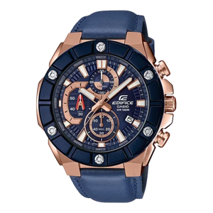 Casio Edifice Men’s Leather Watch EFR-569BL-2AV