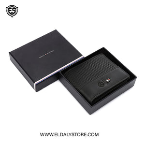 Tommy Hilfiger x Mercedes-Benz Leather Textured Bifold Wallet