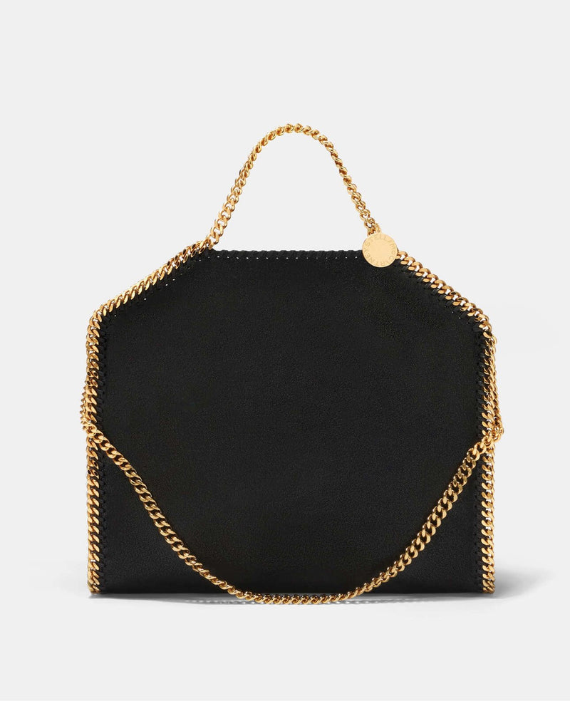 Stella McCartney Falabella chain-fold over tote bag Black gold