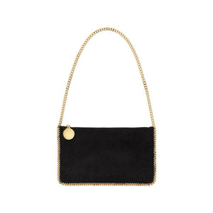 STELLA MCCARTNEY Falabella Pochette in Shaggy Deer Black