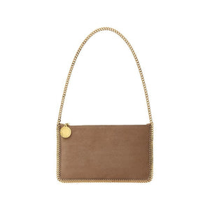STELLA MCCARTNEY Falabella Pochette in Shaggy Deer Neutral