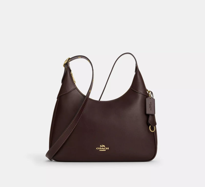 Coach Ella Shoulder Bag Gold Espresso