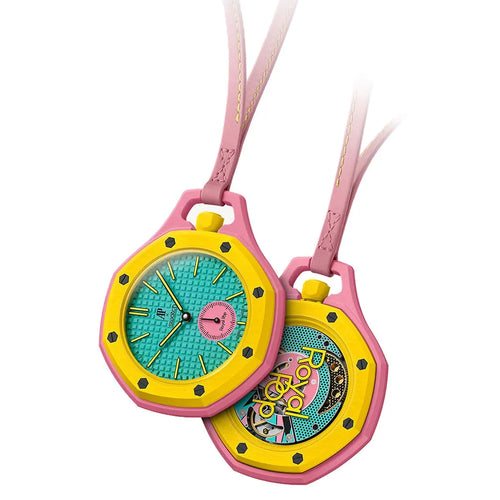Audemars Piguet x Swatch Royal Pop OTG ROZ Unisex Pocket Watch with Teal Dial 1