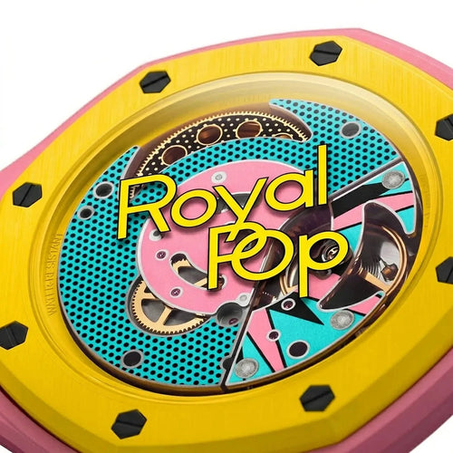 Audemars Piguet x Swatch Royal Pop OTG ROZ Unisex Pocket Watch with Teal Dial 2