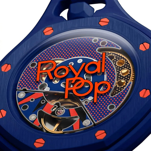 Audemars Piguet x Swatch Royal Pop ORENJI HACHI Unisex Pocket Watch 2