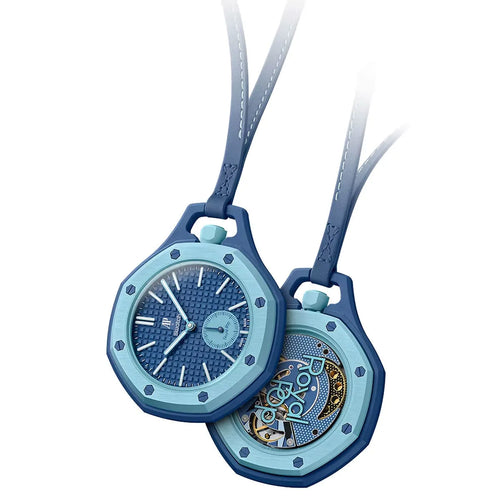 Audemars Piguet x Swatch Royal Pop LAN BA Unisex Blue Pocket Watch 1