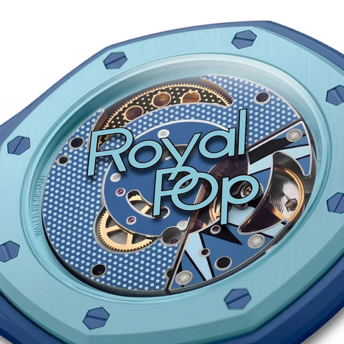 Audemars Piguet x Swatch Royal Pop LAN BA Unisex Blue Pocket Watch 2