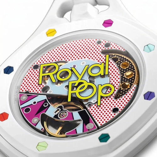Audemars Piguet x Swatch Royal Pop Huit Blanc Unisex White Pocket Watch 2