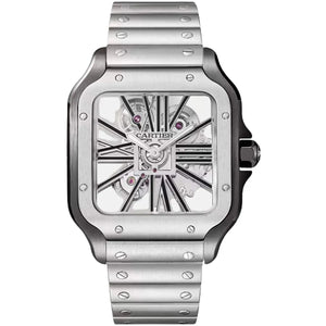 Cartier Men’s Santos Automatic Black Dial Watch