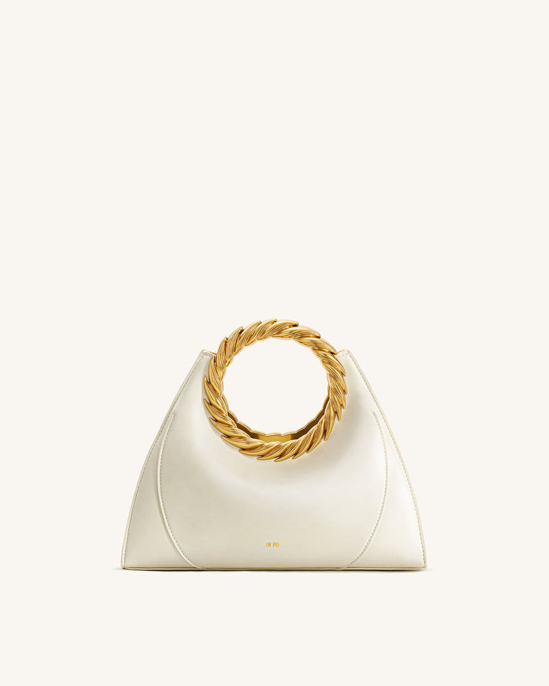 JW Pei Amiya Leaf Handle Sculpture Bag