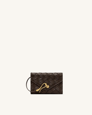 JW PEI Celeste Woven Textured Envelope Wallet