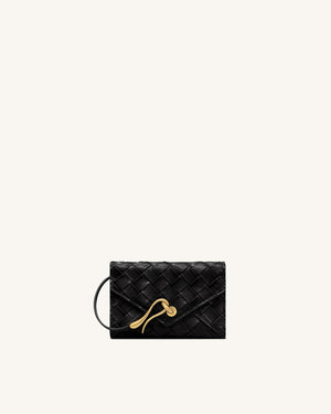 JW PEI Celeste Woven Textured Envelope Wallet