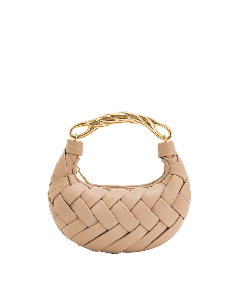JW PEI Orla Weave handbag-almond