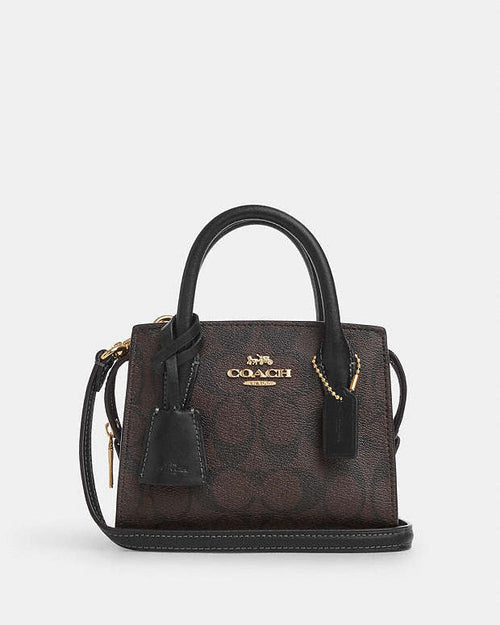 Andrea Mini Carryall In Signature Canvas Coach 1