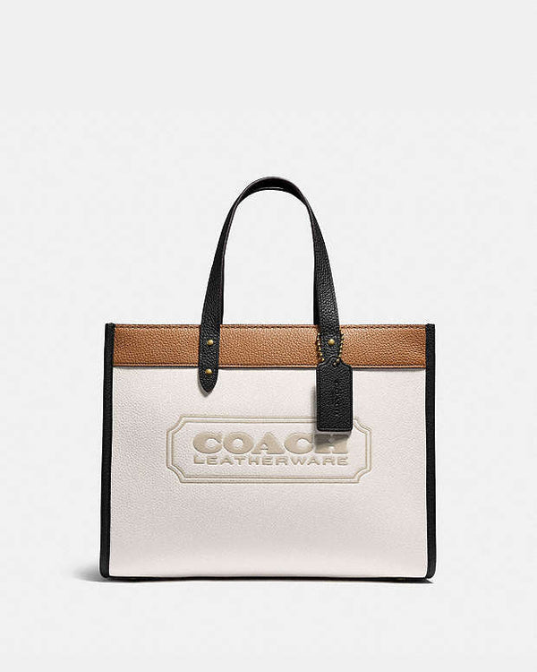 Field Tote 30 In Colorblock With Coach Badge