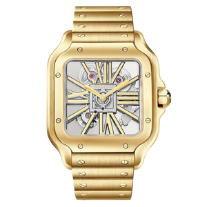 Cartier Santos Skeleton Super Clone Swiss Machine (41.9mm x 35.1mm)