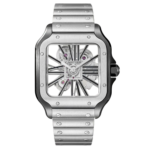 Cartier Santos Skeleton Super Clone Swiss Machine (41.9mm x35.1mm)