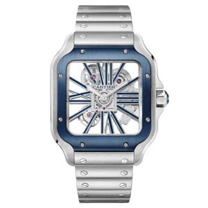 Cartier Santos Skeleton Super Clone Swiss Machine (41.9mm x35.1mm)
