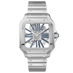 Cartier Santos Skeleton Super Clone Swiss Machine (41.9mm x35.1mm)