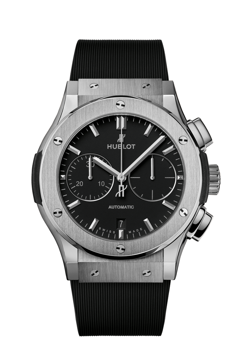 HUBLOT Chronograph Titanium Super Clone Swiss Machine 45mm