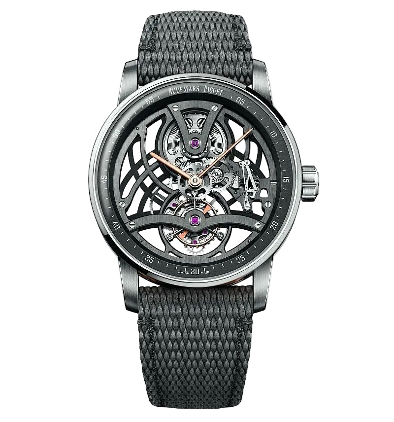 Audemars Piguet – Code 11.59\nTourbillon Scheletrato Super Clown Swiss Machine 41mm