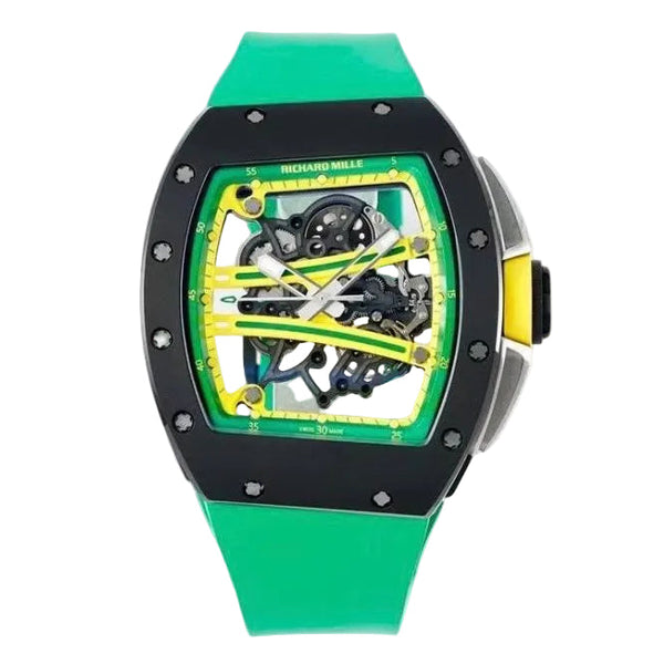 Richard Mille RM 61-01 Yohan Blake All Super Clone Swiss Machine(50.23mm x 42.70mm)