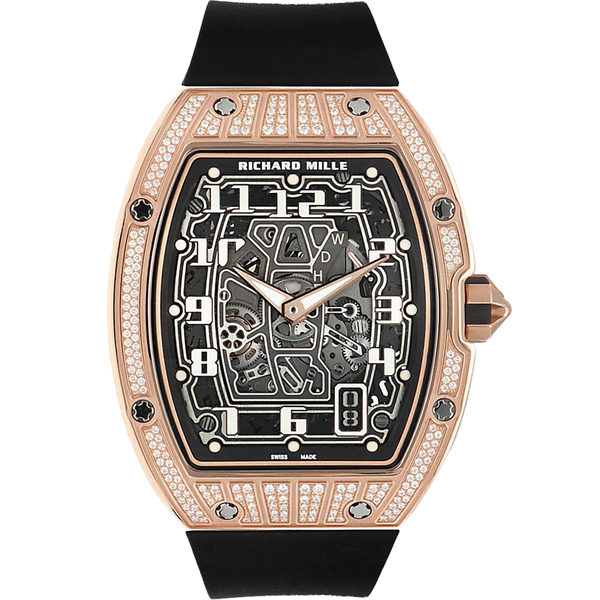 Richard Mille RM67-01 Automatic Winding Extra-Thin Medium Diamond Super Clone Swiss Machine (47.52mm x 38.7mm)