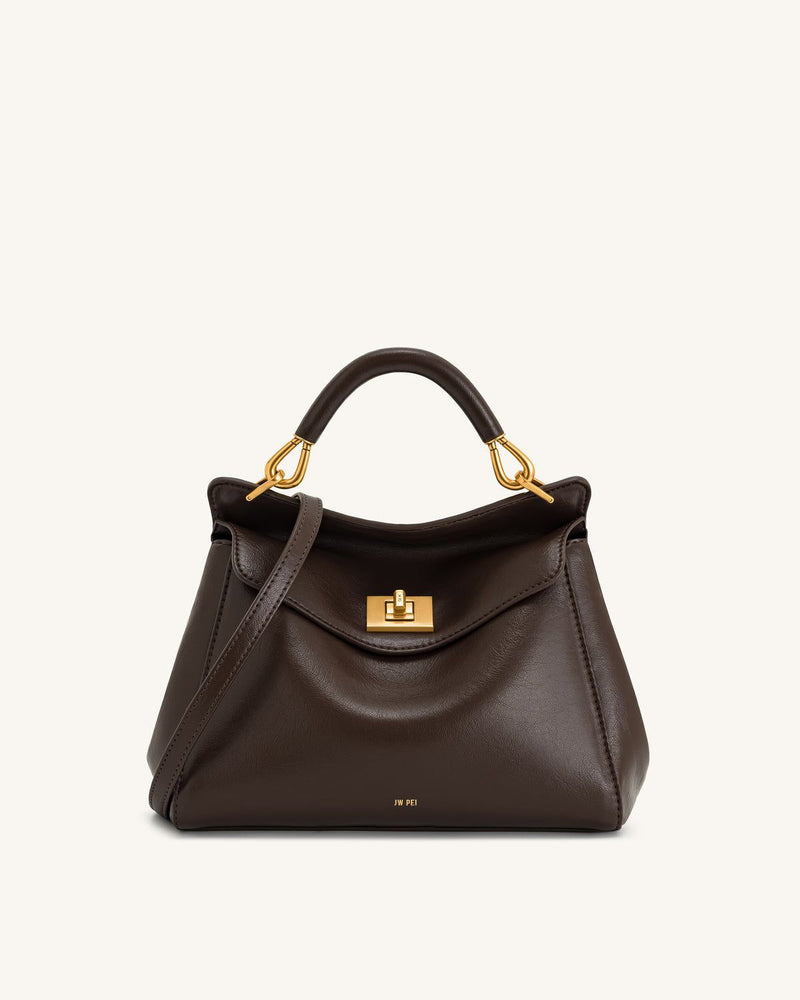 JW PEI Lucia Classic Top Handbag - Dark Brown